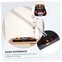 BESPORTBLE Mini Jeu De Hockey sur Glace Noir pour 2 Joueurs Jouet Éducatif pour Garçons Et Filles Divertissement en Intérieur Am