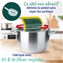Éponges réutilisables Spontex Flex & Wash | Éponge Microfibre Double Face pour essuyer et frotter | Produits de Nettoyage pour l