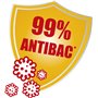SPONTEX - Carréponge - 4 éponges Plates résistantes et Flexibles - Protection Anti-bactéries