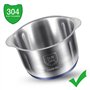 Hachoir à viande électrique,5L Coupe-légumes multifonction en acier inoxydable Avec 6 lames et patins,5 vitesses,Bruit -36 dB,Co