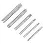 Extracteur de robinet 4 cannelures, Extracteur de tarauds à tête cassée en acier ensemble d'extracteur de tarauds à vis dénudés 