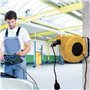 Electraline 209000011 Enrouleur automatique mural disjoncteur thermique câble 3G1mm² 16 A 13+2 m Jaune/Noir
