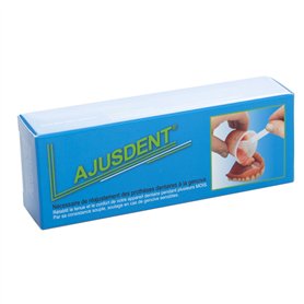 AJUSDENT Rebasage souple pour fixer durablement les dentiers sans colle