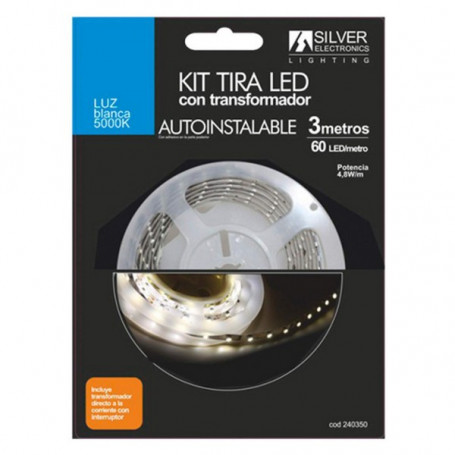 Bandes LED Silver Electronics 240350 5000K Blanco 3M 31,99 €