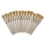 TuToy 45Pcs Brosses De Roue De Fil D'Acier Ensemble De Ponçage Accessoires Dremel Pour Outil Rotatif