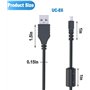 Dragon Trading Câble USB de 1 m pour appareil photo numérique - Chargeur de batterie et transfert de données - Compatible avec O