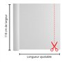 SURLYS Lot de 250m de Nappe Soit 10 Rouleaux de nappes en Papier Damassé Blanc 1,18x25m
