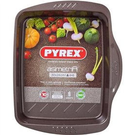 Plat a four - PYREX - 1452052 - Rectangulaire - En acier - 30 x 24 cm
