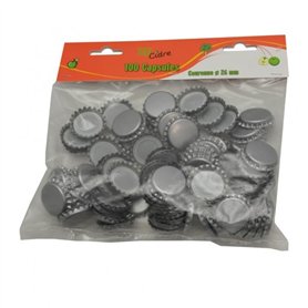 Bouchonnerie Jocondienne 255C 100 Capsules pour Canettes Métal 20