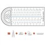 ThaMographe, instrument de traçage et de mesure innovant et revolutionnaire - Blanc