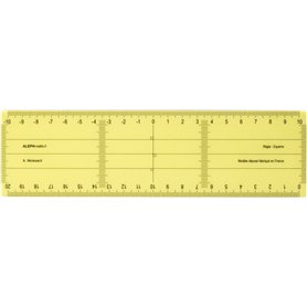 ALEPH Régle Equerre Plastique Grand Modèle - 20 cm