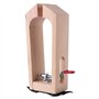 Taidda de Fin d'année Outil de Serrage en Cuir, Clip de retenue en Bois 3.07 * 2.24 * 8.39 Pouces Accessoires de Couture pour Br