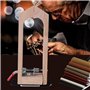 Taidda de Fin d'année Outil de Serrage en Cuir, Clip de retenue en Bois 3.07 * 2.24 * 8.39 Pouces Accessoires de Couture pour Br