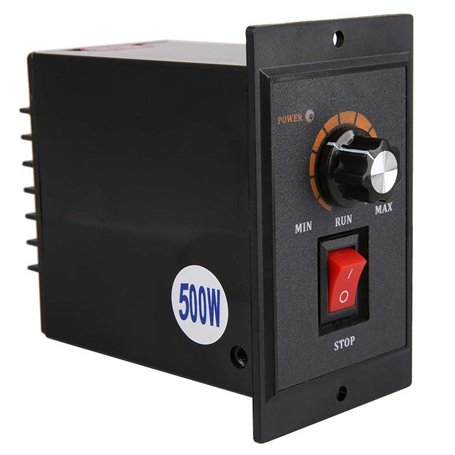 Régulateur de Vitesse du Moteur AC 220V 50/60Hz Régulateur de Vitesse du Moteur électrique monophasé avec Interrupteur Rotatif r