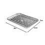 Paniers de Cuisson pour Barbecue - Lot de 3 Plats de Cuisson pour Barbecue à Charbon/