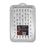 RUECAB - Plaques de Cuisson pour Barbecue, Paniers de Cuisson pour Barbecue - Lot de 3 Plats de Cuisson pour Barbecue à Charbon/