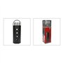 RUECAB - Serviteur de cheminée, serviteur bois cheminée - Support + 4 accessoires : pelle, tisonnier, balai et pince - Poids: 2,