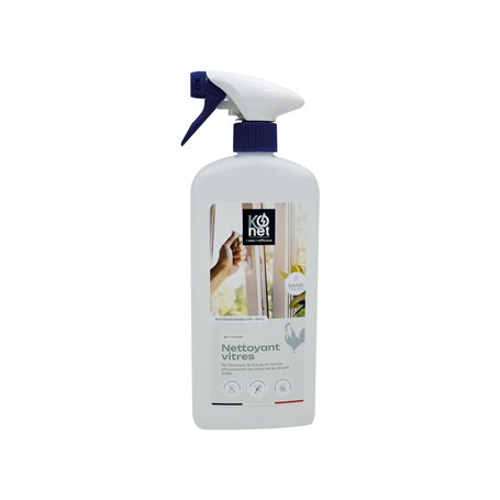 K-ONET - Nettoyant Vitres - Sans traces - Compatible inox et alluminium - Anti poussière et pluie - 750 ml