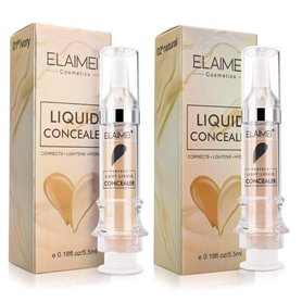 2 Packs Waterproof Full Coverage Concealer