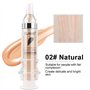 2 Packs Waterproof Full Coverage Concealer, Smooth Matte Flawless Creamy Liquid Foundation Corrector Makeup Kit for Face Eye Dar