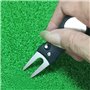 VICASKY 2 Pièces Fourchette à Billes en Acier Inoxydable Outil De Réparation pour Golfeur Marqueur Fixateur De Divot Fourche Div