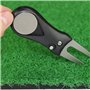 VICASKY 2 Pièces Fourchette à Billes en Acier Inoxydable Outil De Réparation pour Golfeur Marqueur Fixateur De Divot Fourche Div