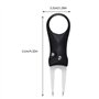 VICASKY 2 Pièces Fourchette à Billes en Acier Inoxydable Outil De Réparation pour Golfeur Marqueur Fixateur De Divot Fourche Div