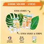 LOVEA - Stick Lèvres Solaire FPS 50 - Haute Protection UVA/UVB - Hydratant - Fini Invisible - Monoï De Tahiti - Protection Imméd
