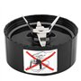 Lame d'extraction, extracteur Cross Blade Juicer Part Replacement Blade Blenders Juicer Cross Blade Accessoire de cuisine pour h