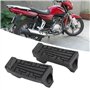 pour cale pied avant ybr 125 2012 Yctze Repose-pieds de moto, 1 paire de repose-pieds en caoutchouc pour repose-pied avant pour 