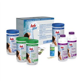 Alice's Garden Kit Complet Traitement de l'eau au Chlore. Coffret d'entretien HTH pour Spa Gonflable