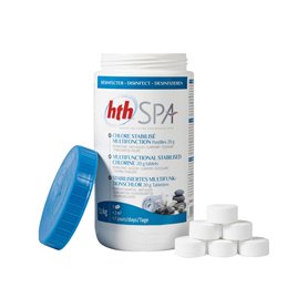 HTH Spa - Chlore stabilisé Multifonction Pastilles 1