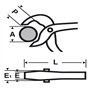 Virax Pince multiprise à branches entrepassées Vanadix® 240 mm