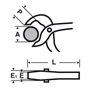 Pince multiprise à branches entrepassées VIRAX Vanadix® 300 mm - 10930
