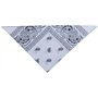 P'TIT Clown - 19114 - Bandana Blanc - Foulard Carré - Fichu Foulard Cheveux - Homme