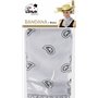 P'TIT Clown - 19114 - Bandana Blanc - Foulard Carré - Fichu Foulard Cheveux - Homme, Femme - Accessoire Déguisement Carnaval, Ha