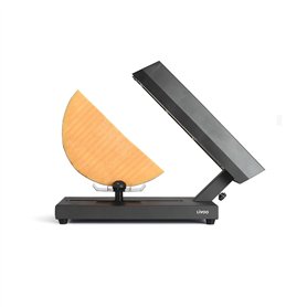 Livoo - DOC231 Appareil à Raclette Traditionnel | Pour Quart de Meule | Socle Fromage Coulissant & Pivotant | 400 Watts