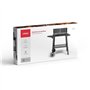 Barbecue a charbon - LIVOO - DOC328 - Inox - Surface de cuisson 48,5 x 28,8 cm - Hauteur réglable 70-84 cm