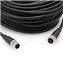 DRRI Câble électrique M12 5 broches mâle vers femelle en PVC pour NMEA 2000 Netwoks