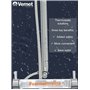 Cartouche thermostatique Vernet CA43-045 DA507874 pour mitigeur de douche, mitigeur thermostatique. CA43-045=32 dents