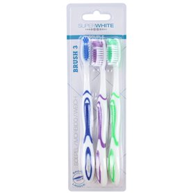 PROWHITE - brosse a dent souple - lot de 3