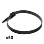Lot de 50 colliers de câblage 9x 350mm - Noir - Zenitech