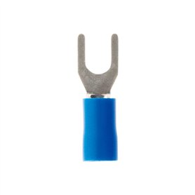 10 cosses fourches Ø4mm - Bleu - Zenitech