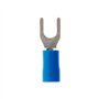10 cosses fourches Ø4mm - Bleu - Zenitech