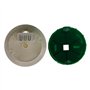 Zenitech Kit DCL point de centre murs pleins Diam 65mm + fiche + douille E27 + crochet NF