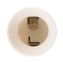 Zenitech Kit DCL point de centre murs pleins Diam 65mm + fiche + douille E27 + crochet NF