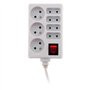 Bloc multiprise 4x 6A + 3x 16A Blanc - Zenitech