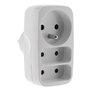 Triplite 1x16A + 2x 6A façade - Blanc