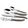 LOU LAGUIOLE - Valisette avec 24 couverts de table pour 6 personnes - Tradition - Acier inoxydable 18/0, Finition Brillante - Ta