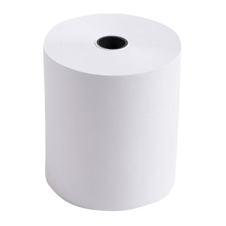 Exacompta - Réf. 7670120V - Carton de 50 bobines pour tickets de caisse - largeur 76 mm x diamètre 70 mm - mandrin 12 mm - 1 pli